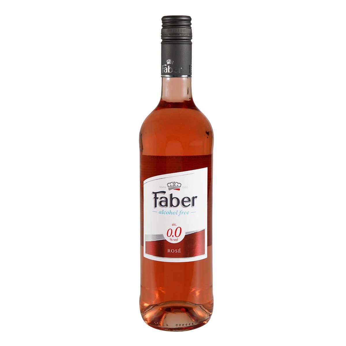 Vino Rosado Faber sin alcohol 750ml