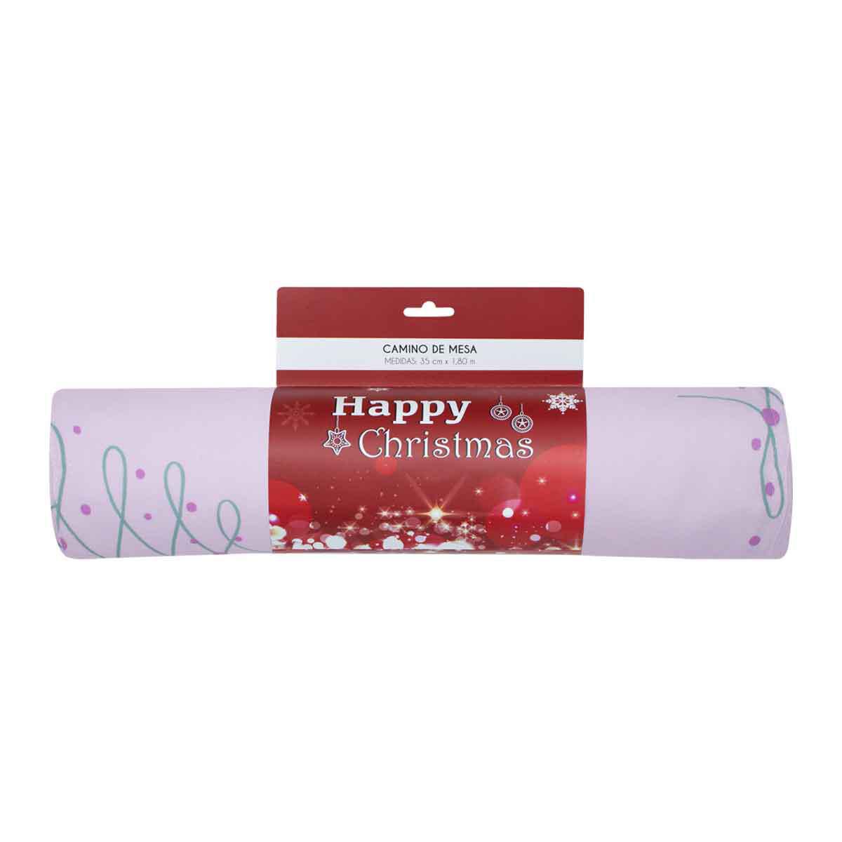 Camino De Mesa Happy Christmas