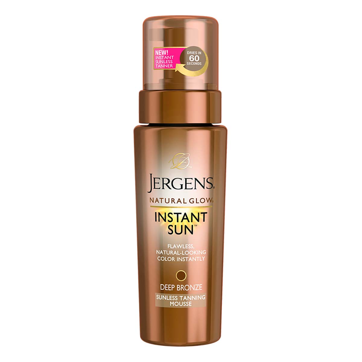 Crema Corporal Jergens Natural Glow Instant Sun Mousse Autobronceador 177ml