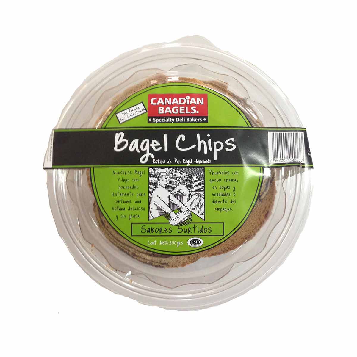 Bagel Chips Canadian Bagels Sabores Surtidos 250g
