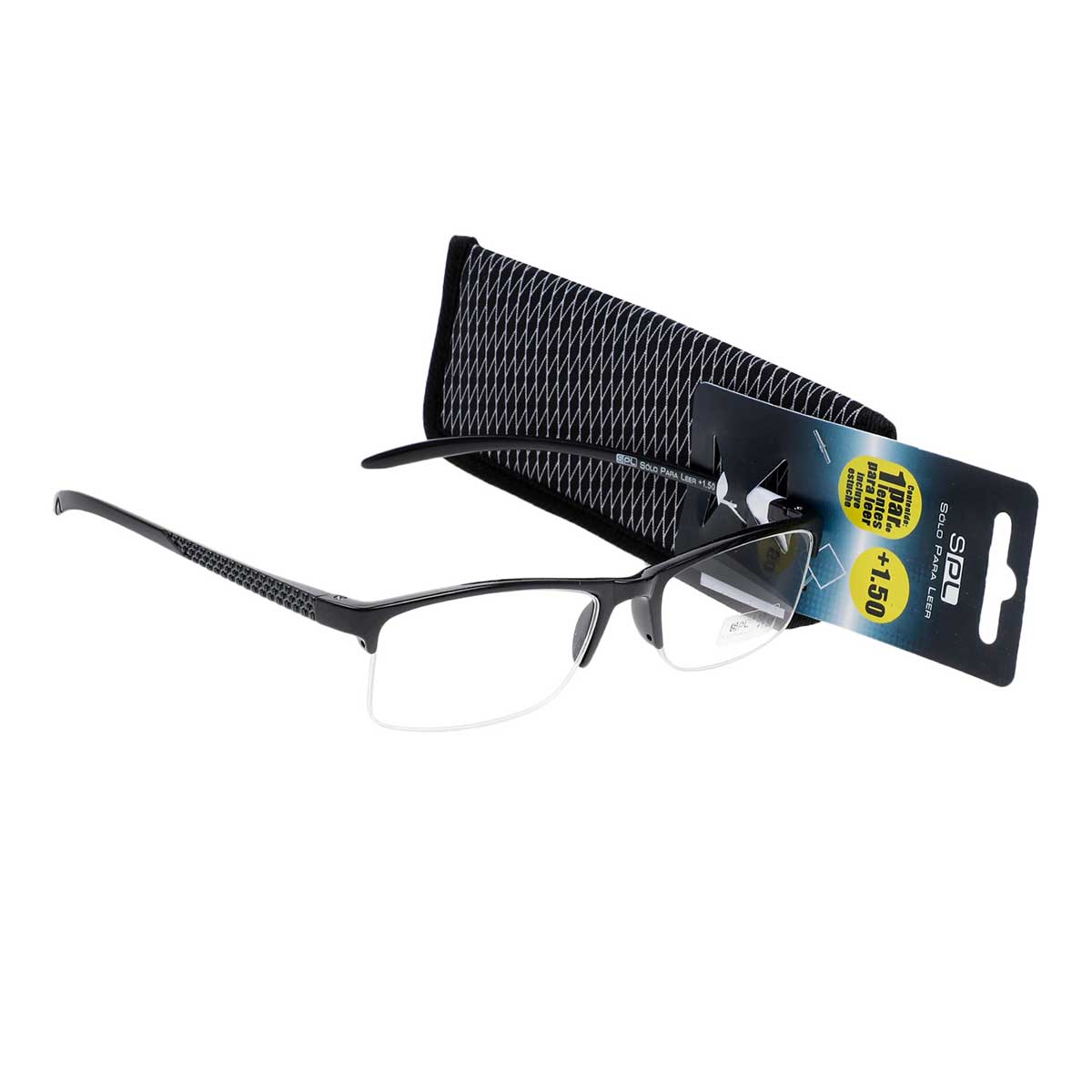 Lentes Spl Negro C/Estc +1.5