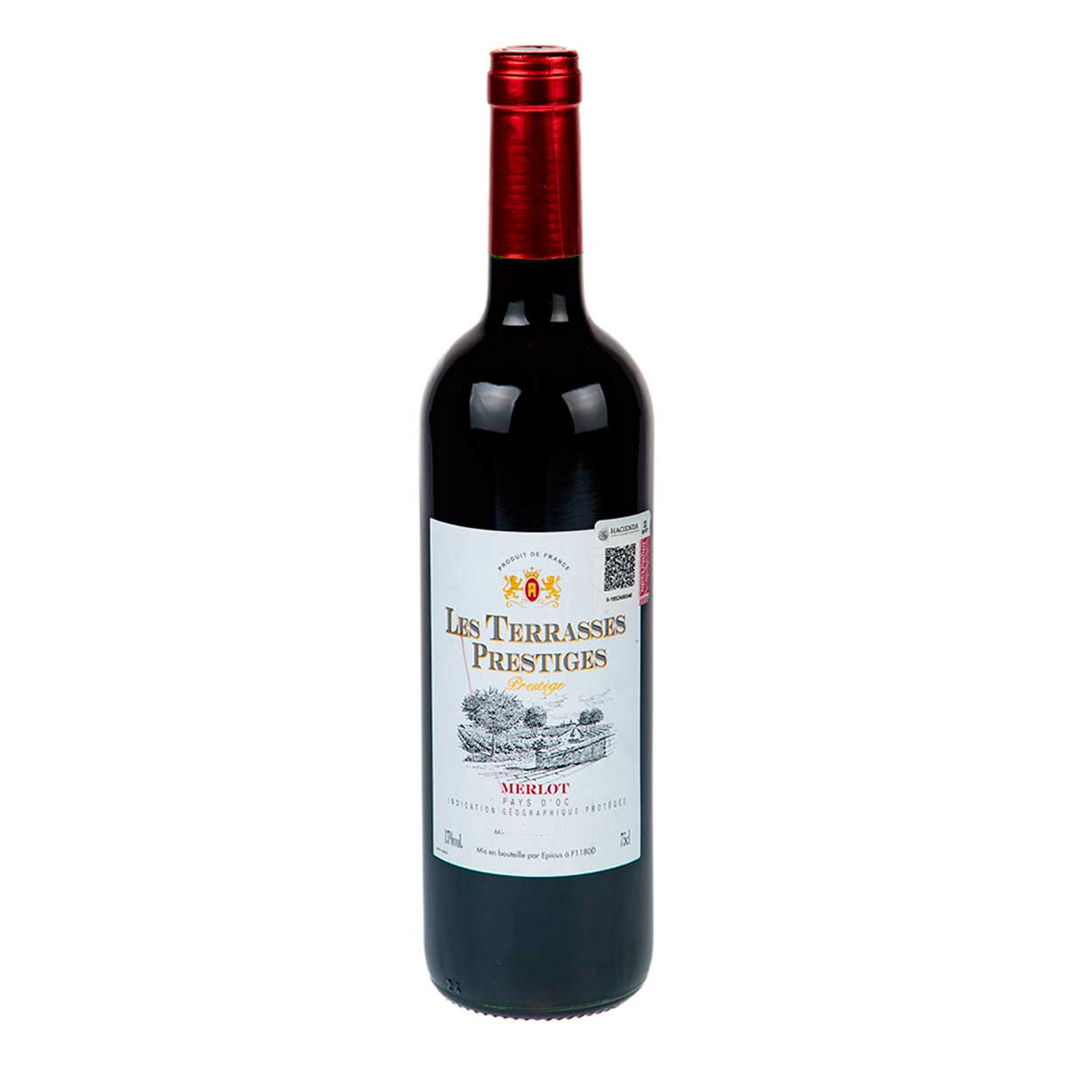 Vino Tinto Terrasses Prest IGP 750ml