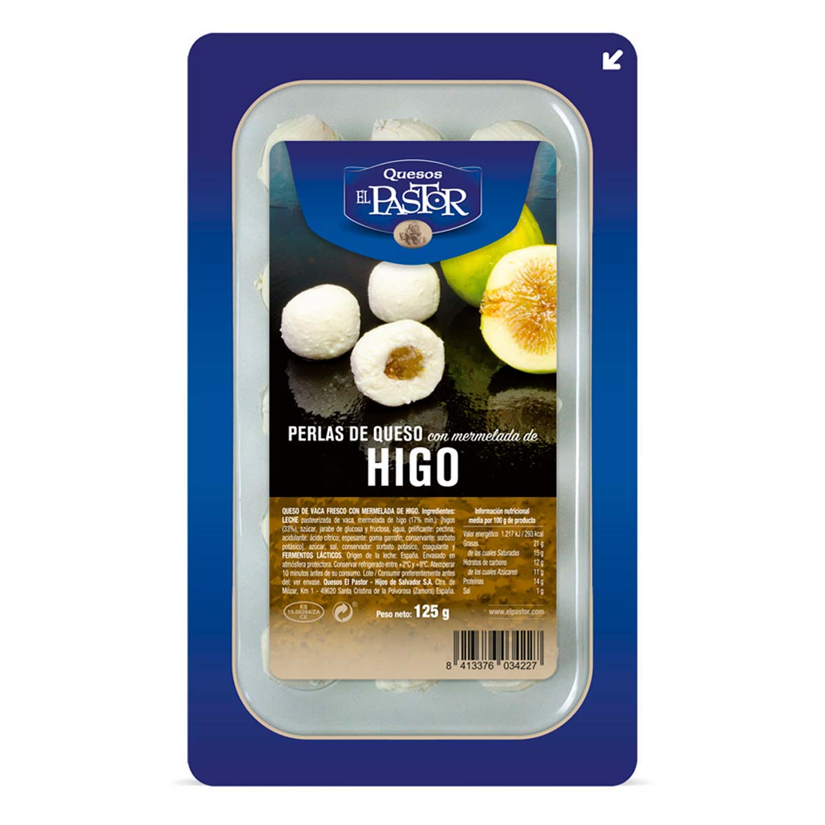 Perlas De Queso Con Higo Queso El Pastor 125g