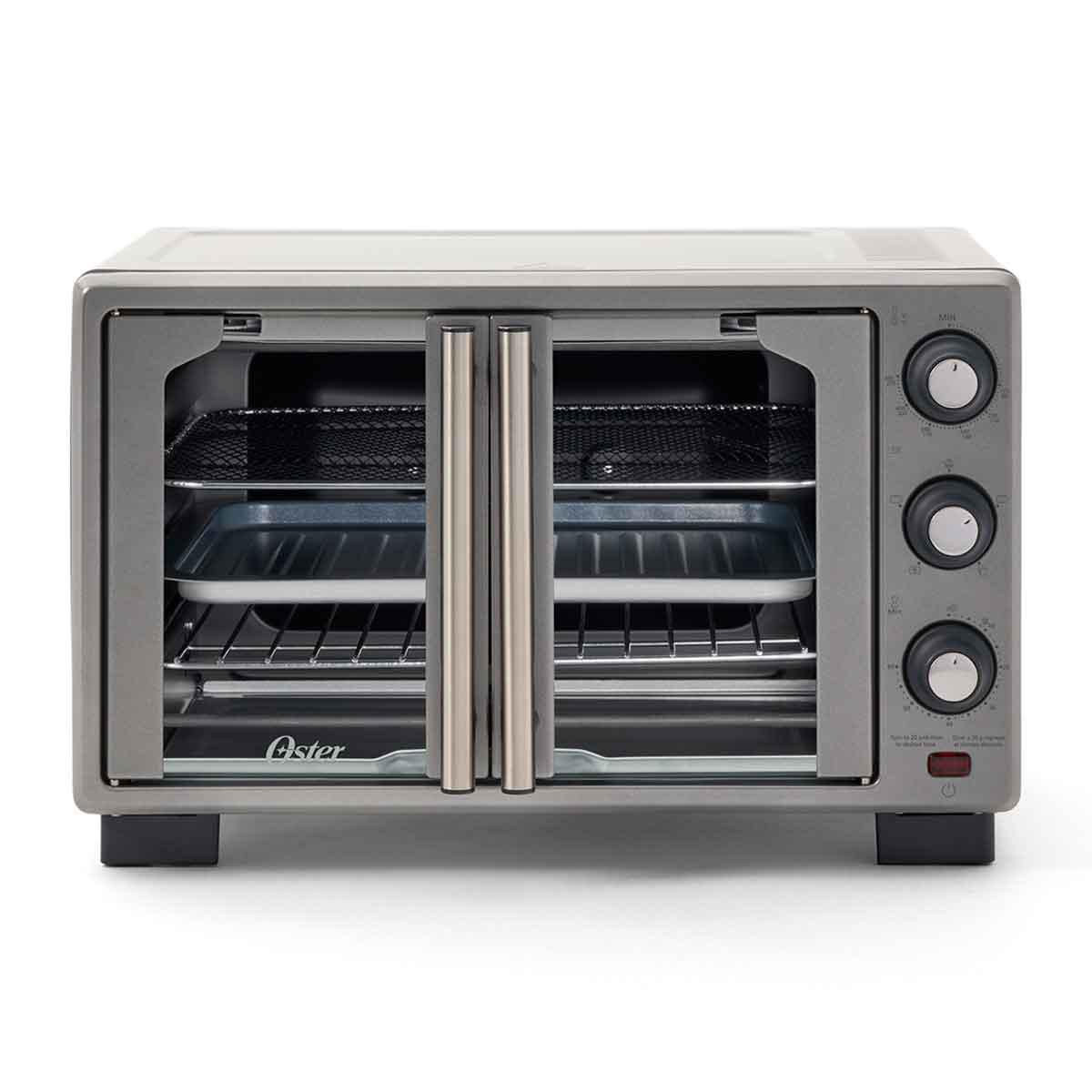 Horno Oster Con Freidora De Aire 25 Litros 25fdmafn Gris