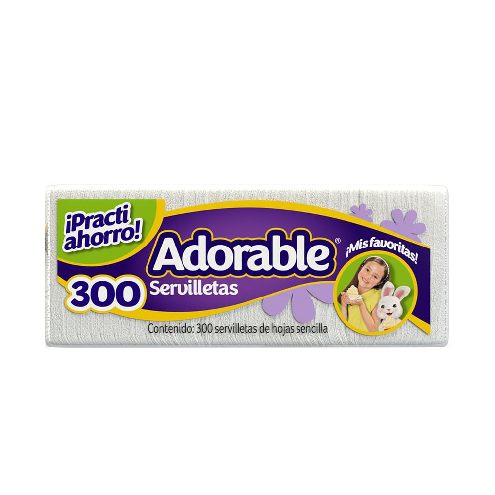 Servilletas Adorable 300 Piezas