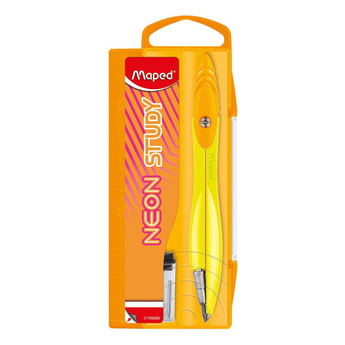 Compas Maped Study Neon Estuche Minas