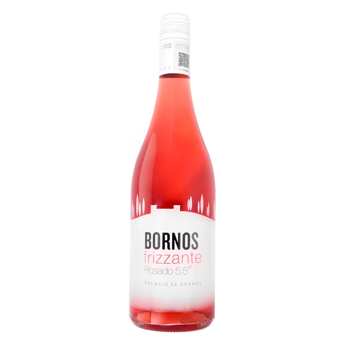 Vino Rosado Español Frizzante Bornos Tempranillo de 750ml