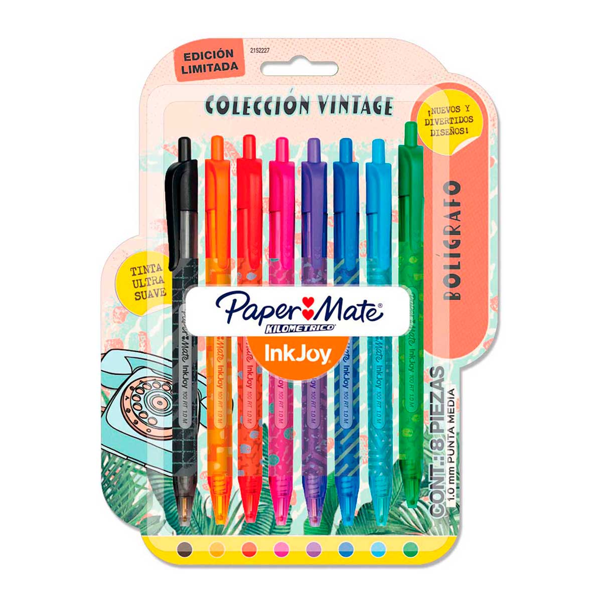 Boligrafo Kilometrico 8 Pz Teens