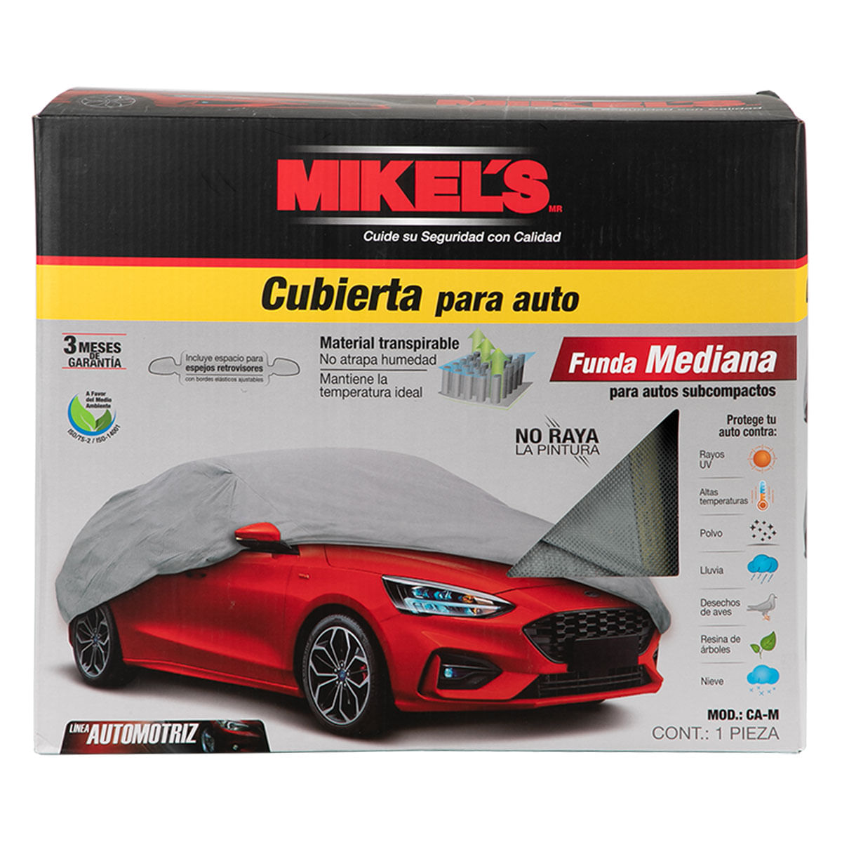 Cubre Auto Mikel´S Mediana Ca-M
