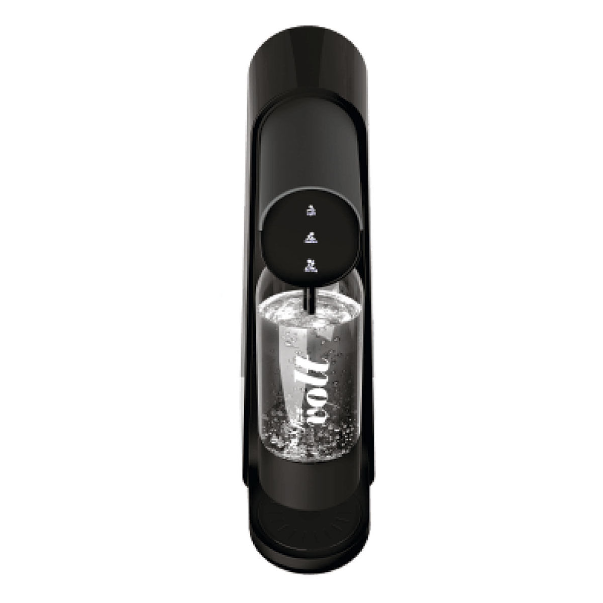 Gasificador De Agua Eléctrico Alxedo Volt 1l Negro