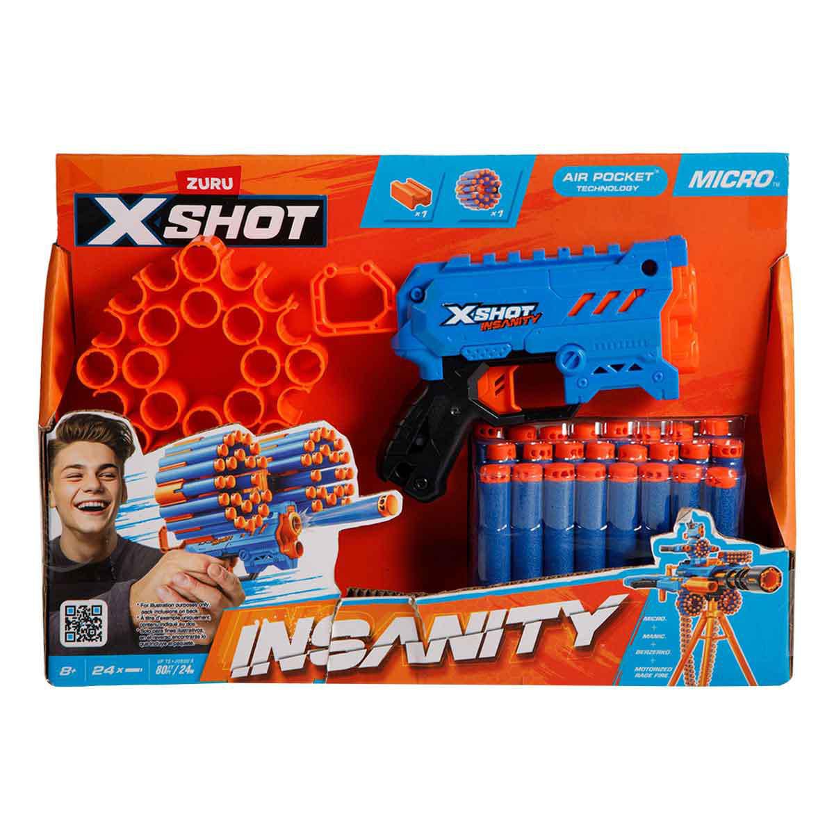 Juguetes Zuru Xshot Insanity Micro Blaster