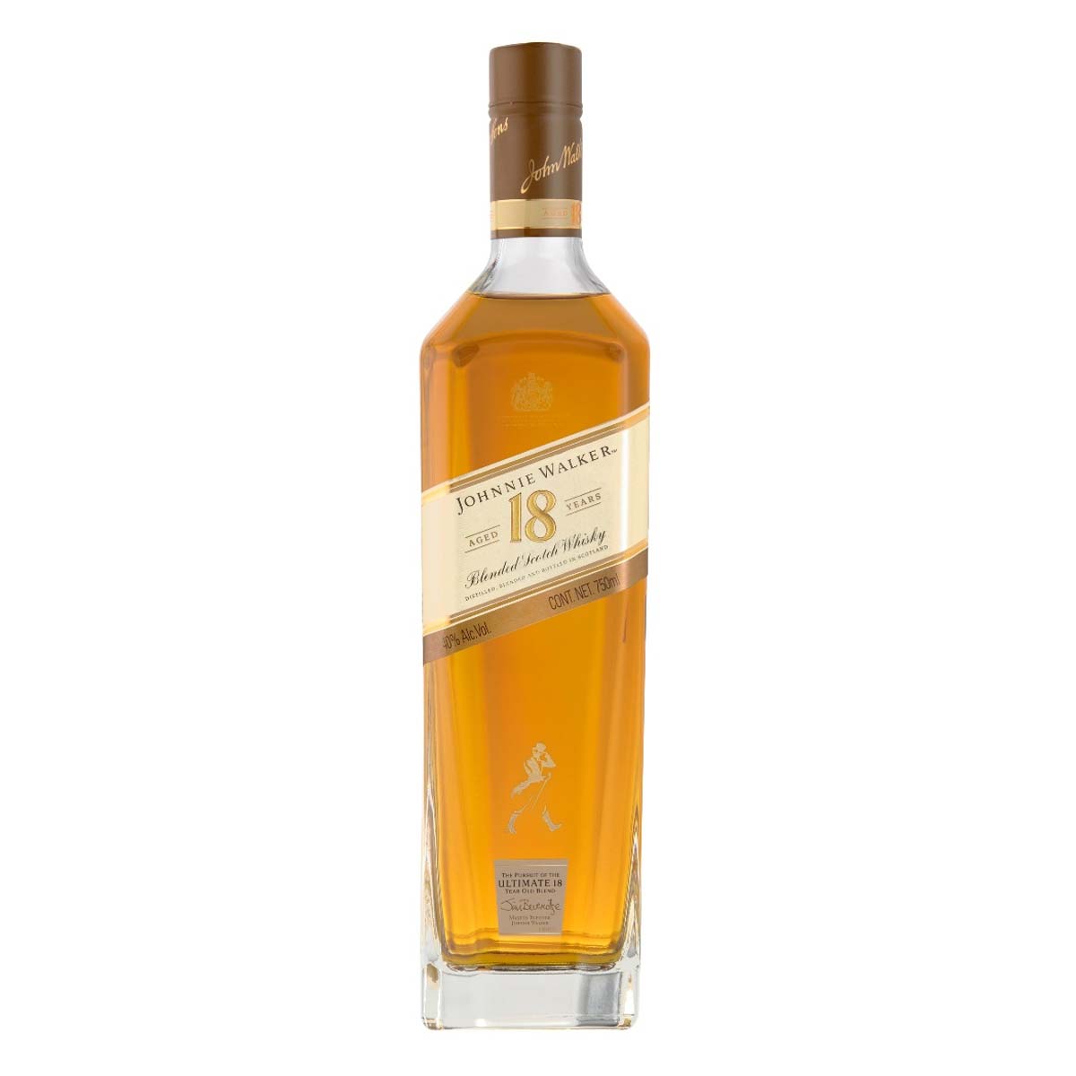 Whisky Johnnie Walker 18 Blended Scotch  750ml