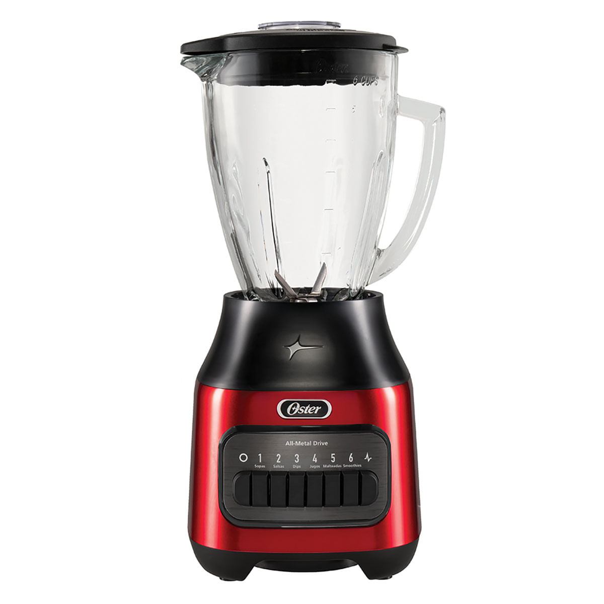 Licuadora Oster Kitchen Center Rojo Candy BLSTPEG-CPB-013