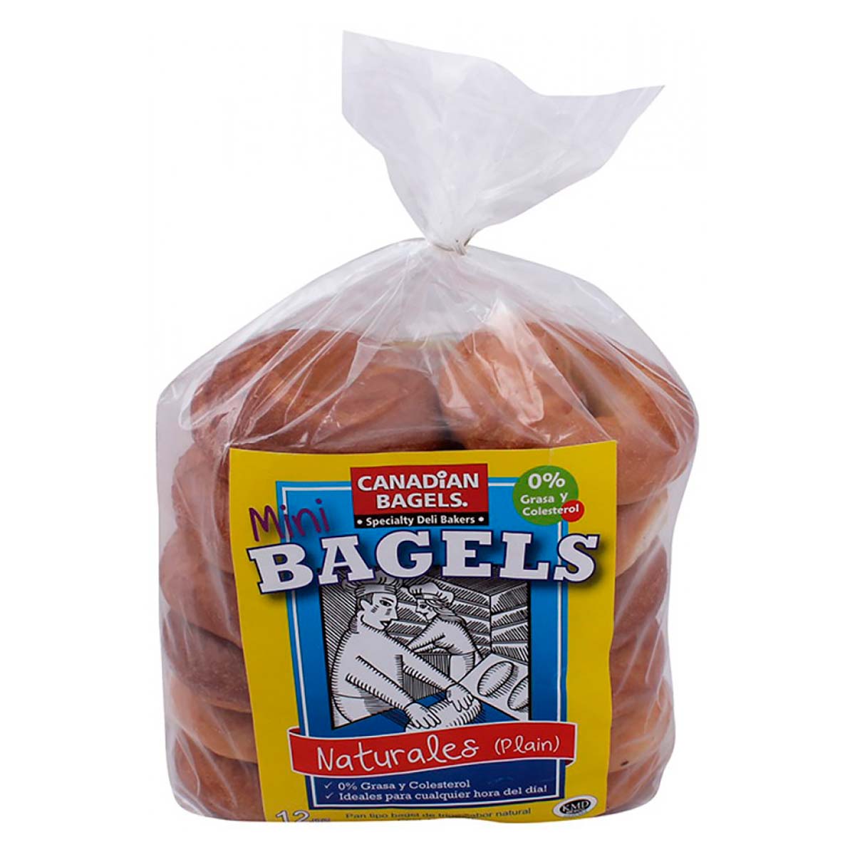 Bagel Canadian Bagels Mini Natural 12 Piezas 550g