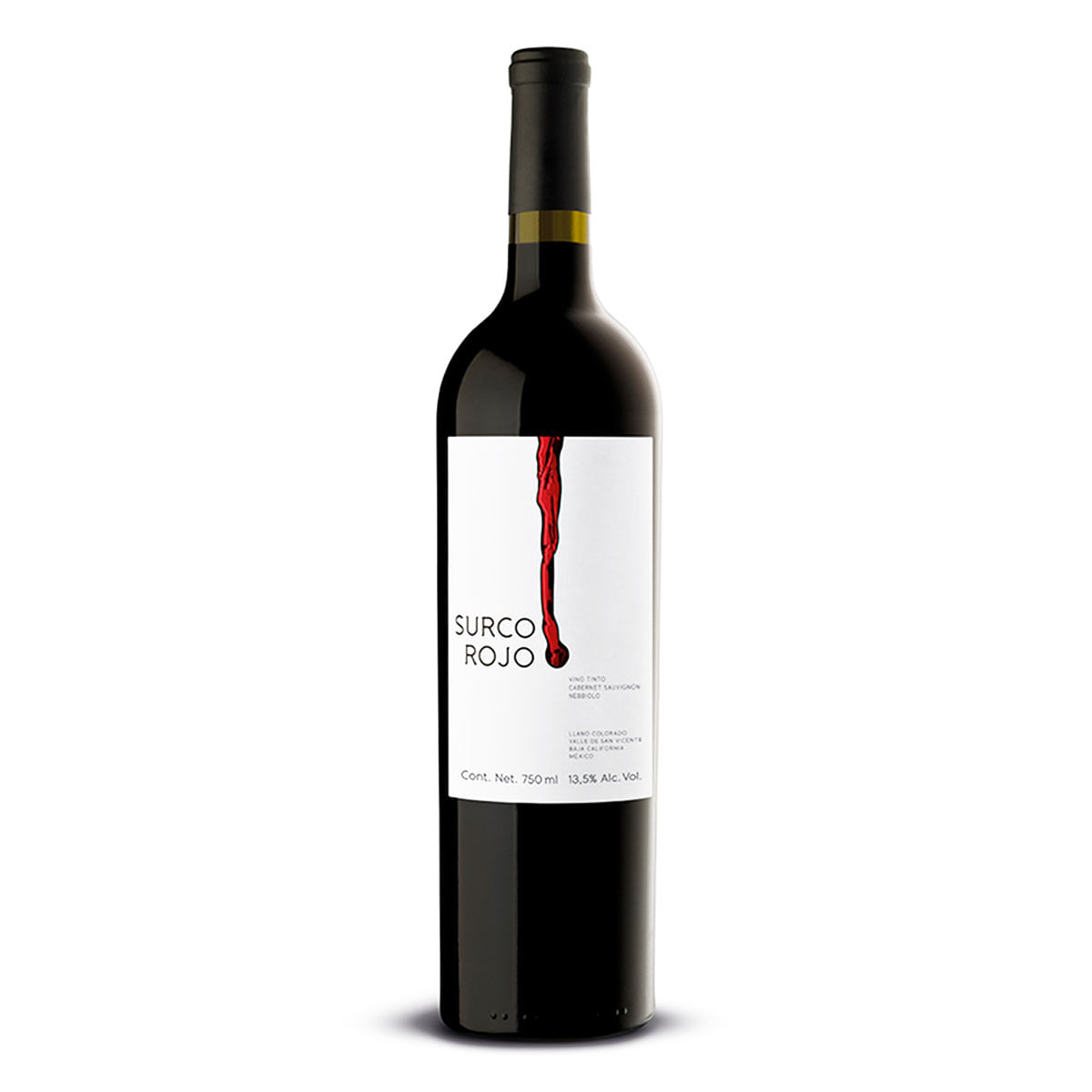 Vino Tinto Mexicano Surco Rojo 750ml