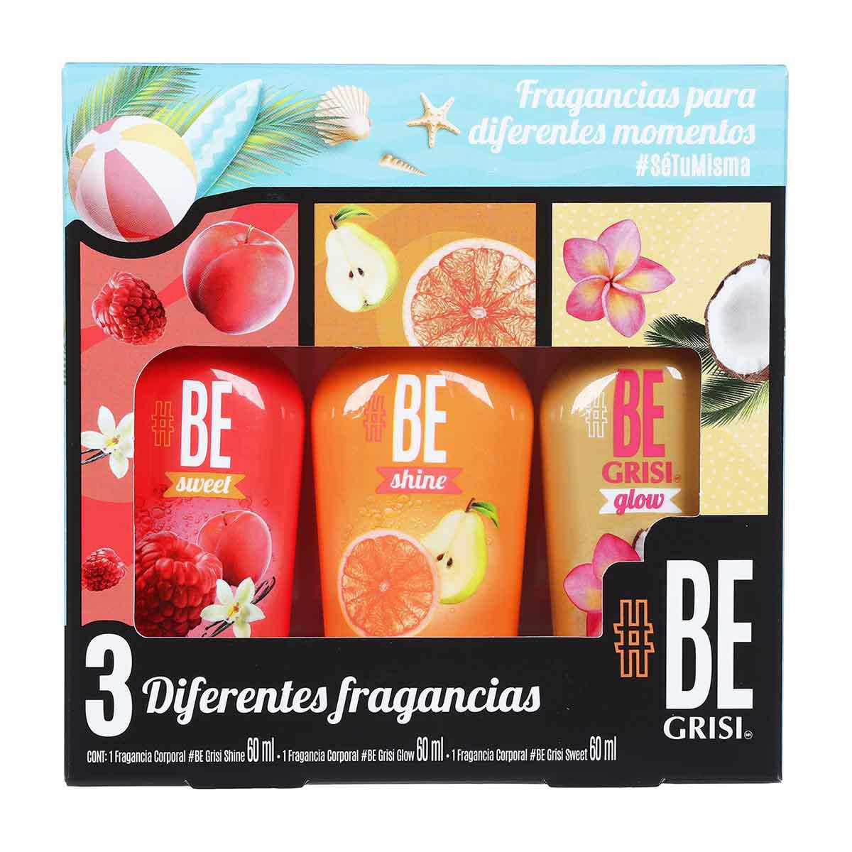 Estuche Fragancia Grisi Be Con 3 Piezas