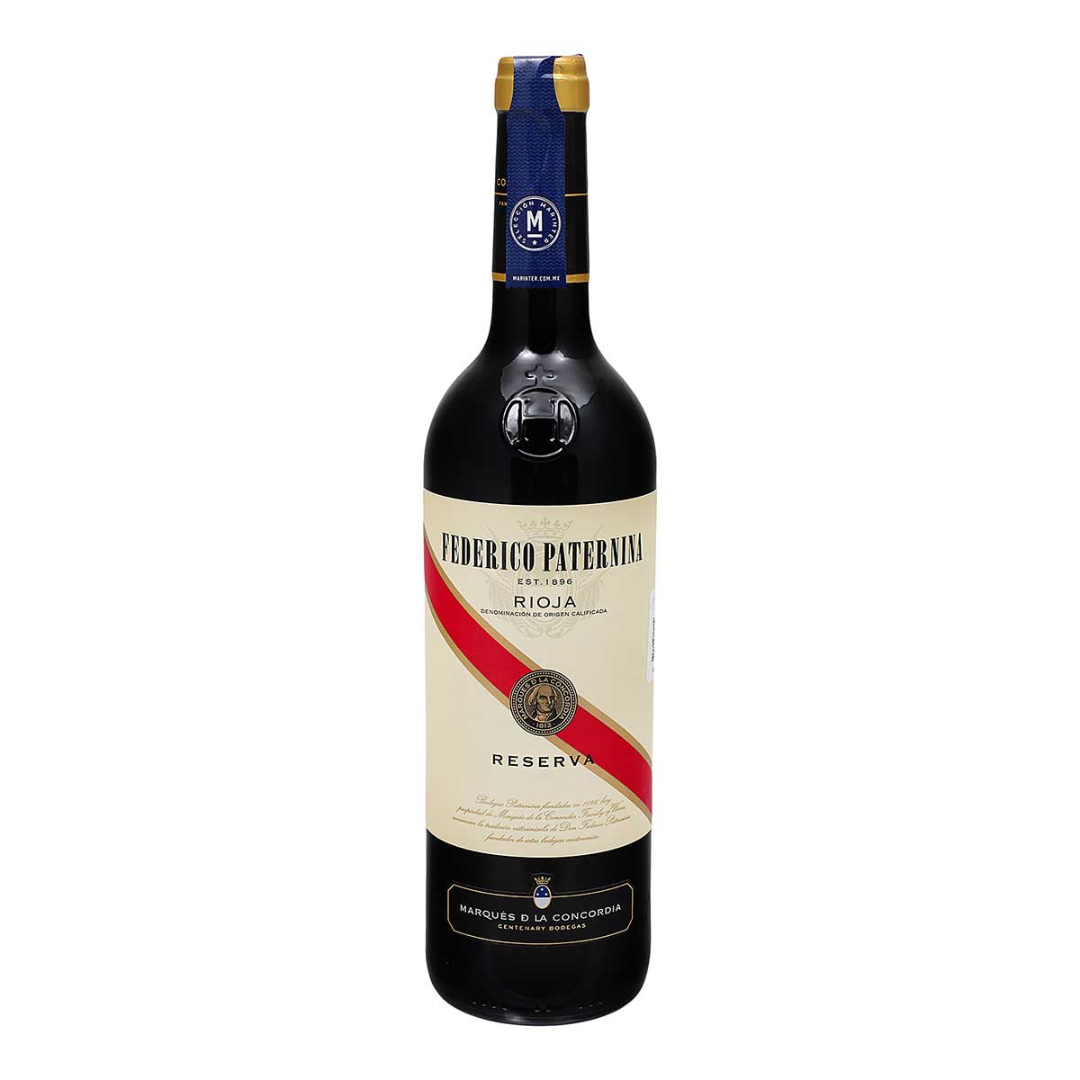 Vino Tinto Español Federico Paternina Banda Roja Reserva 750ml