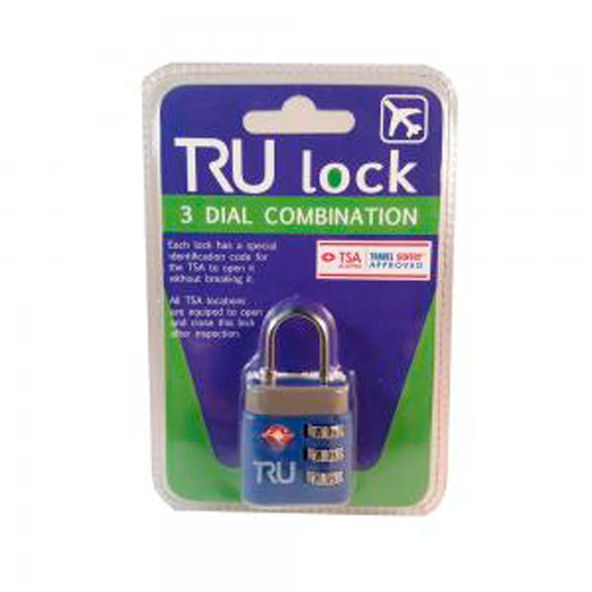 Candado Tru Lock Combina 3 Dígitos 1 Pieza