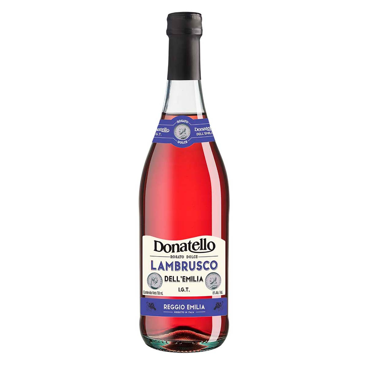 Vino Rosado Italiano Donatello Lambrusco 750ml