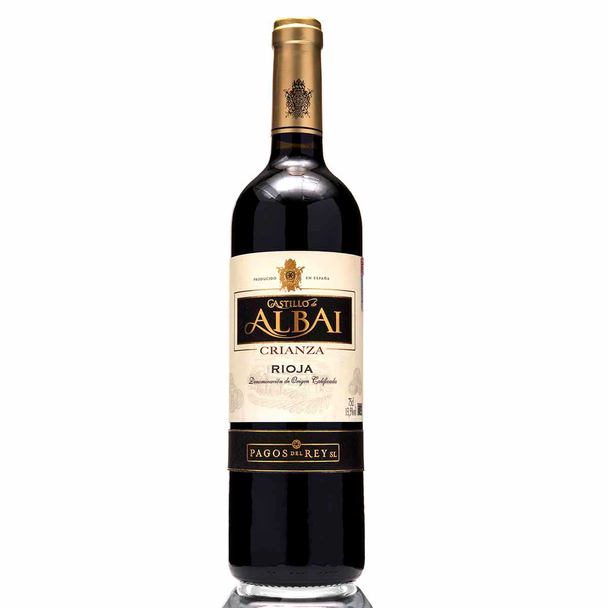 Vino Tinto Español Castillo de Albai Crianza 750ml