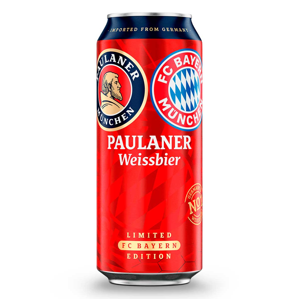 Cerveza Paulaner Weissbier Bayern Munchen Lata 500ml
