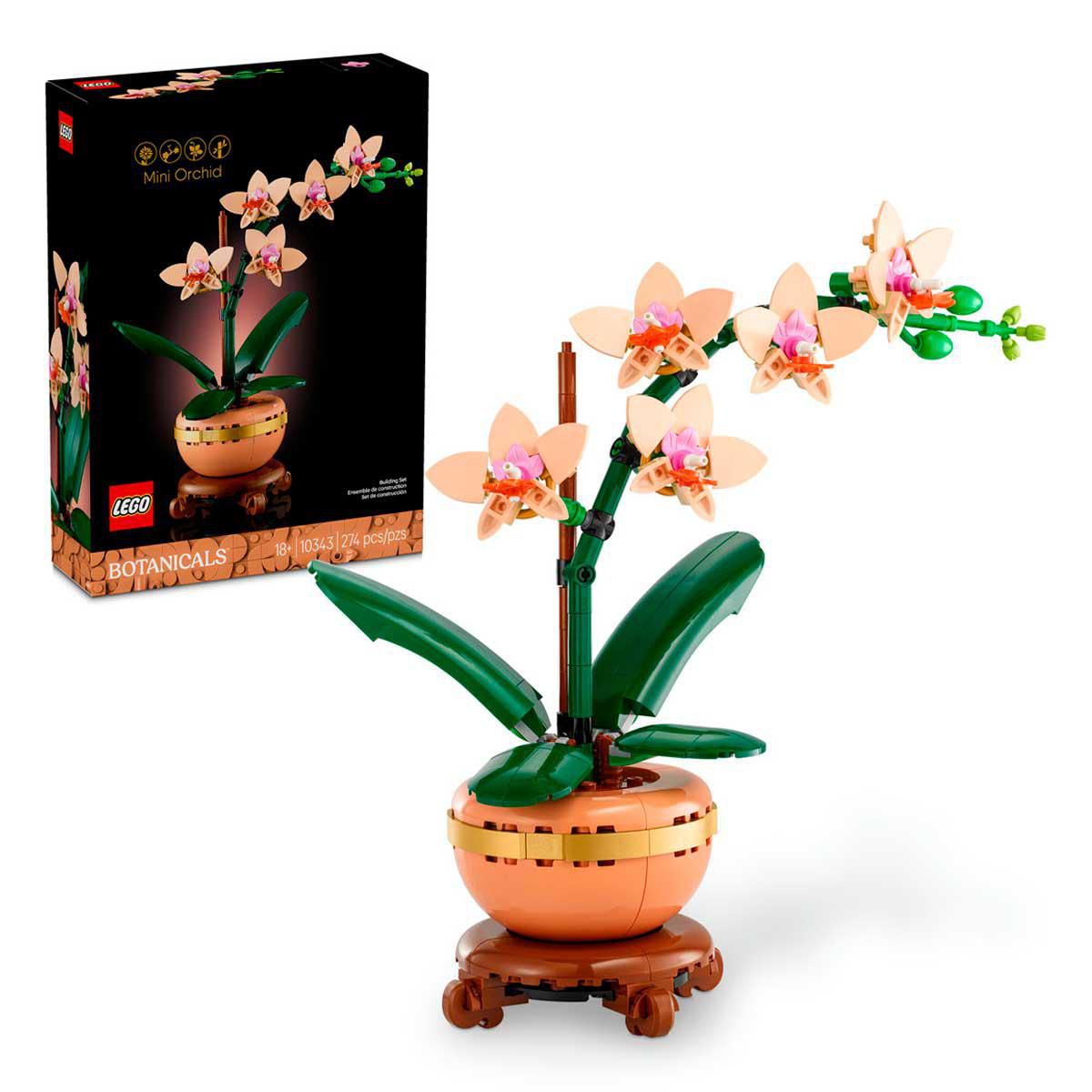 Botanical Miniorquídea Planta Para Regalar Lego 10343