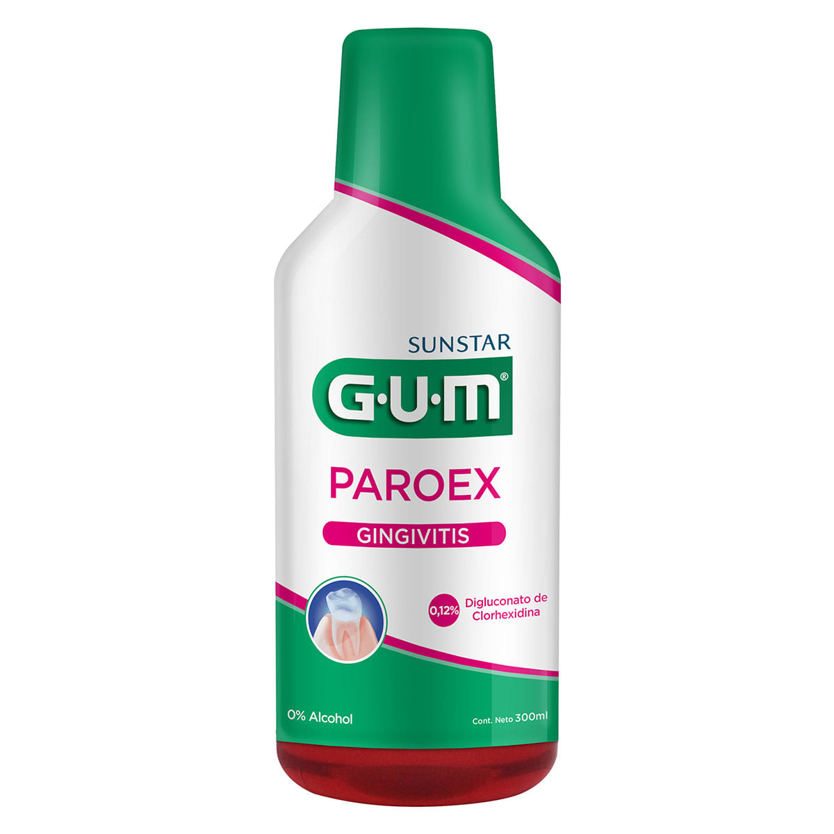 Enjuague Bucal Gum Paroex Para Gingivitis 300ml