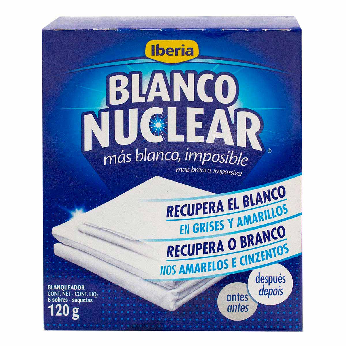 Blanqueador En Polvo Iberia Blanco Nuclear 120g