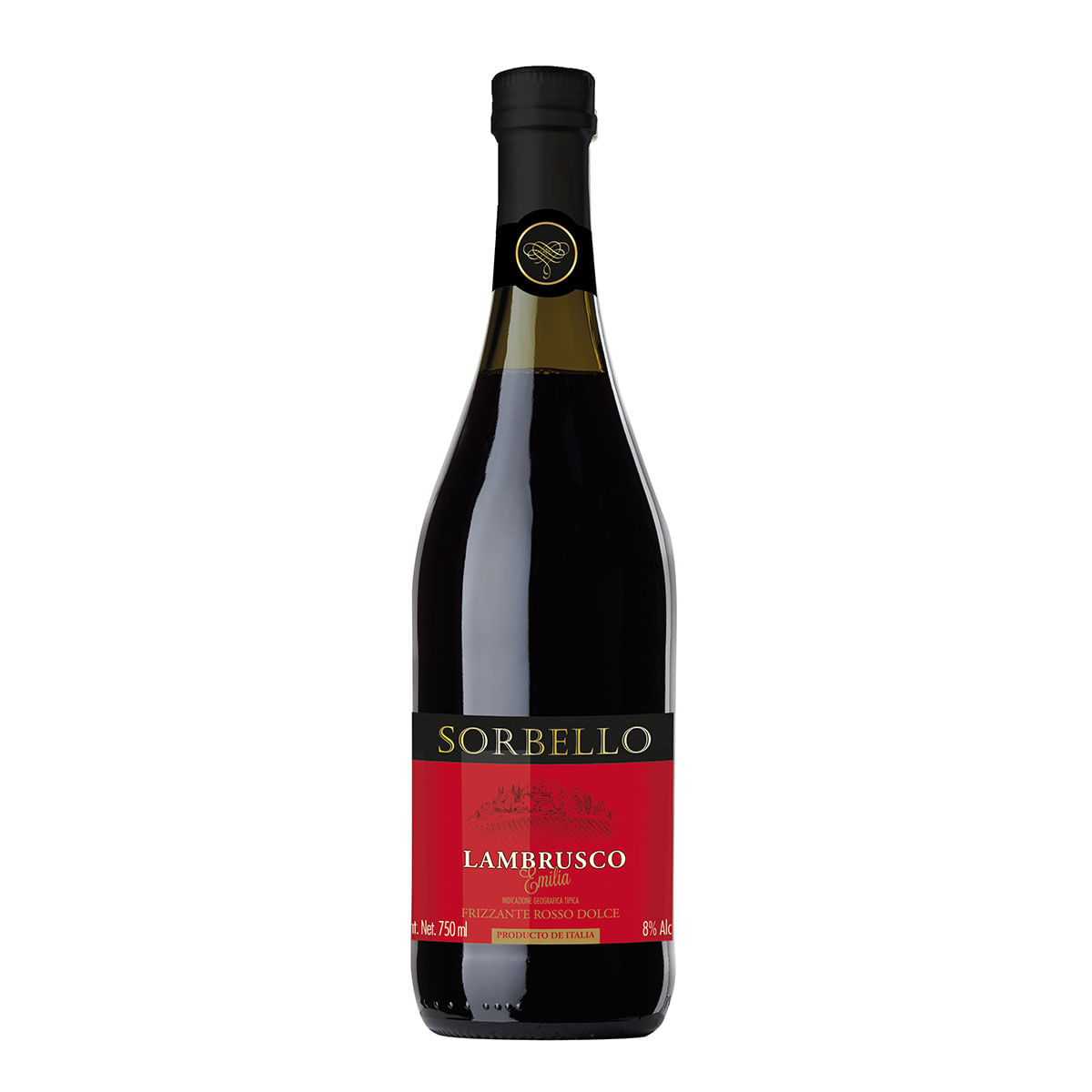 Vino Tinto Sorbello Lambrusco 750 ml