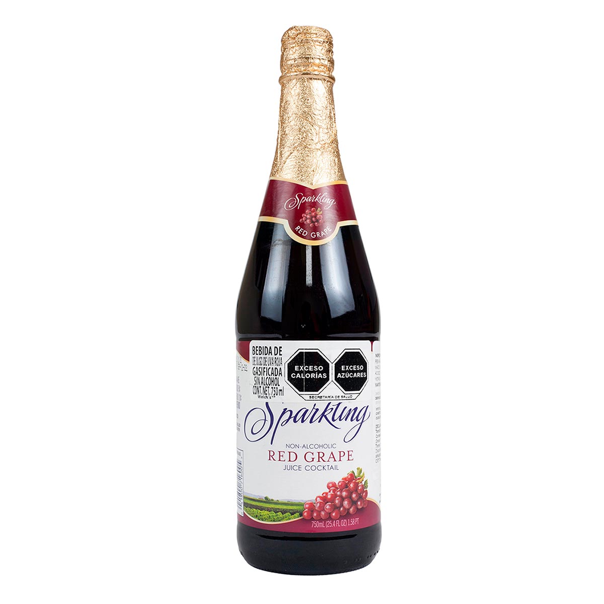 Jugo Espumoso Welch's Uva Roja 750ml
