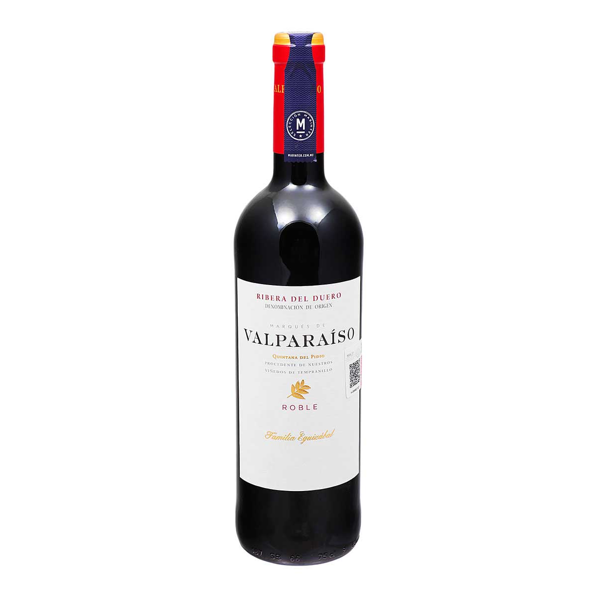 Vino Tinto Español Marques de Valparaiso Roble 750ml