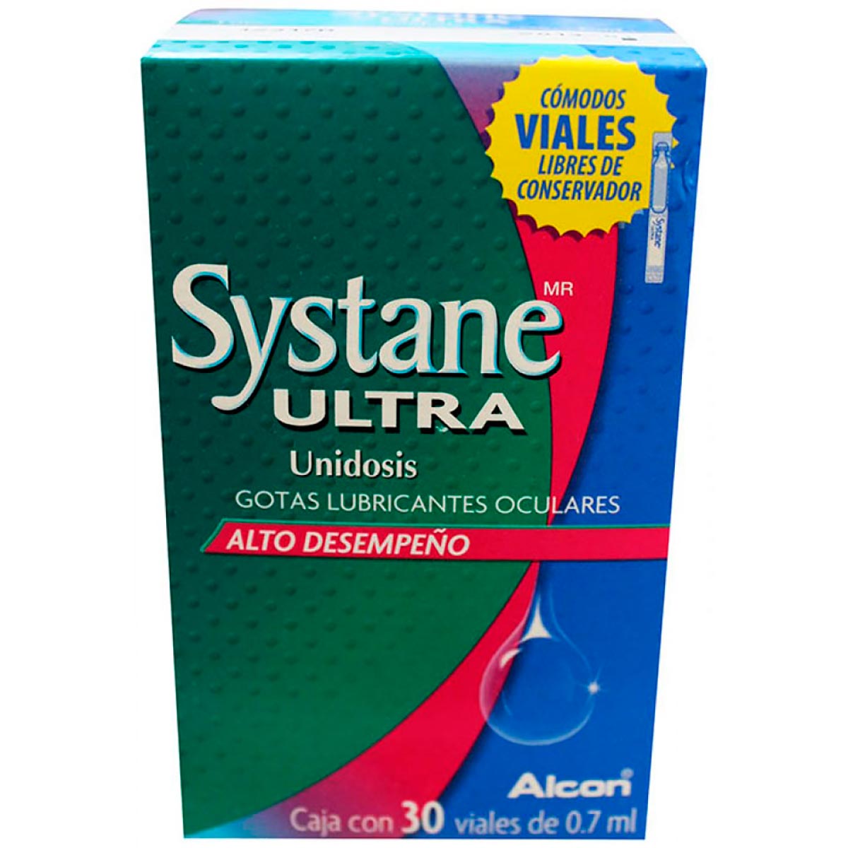Gotas Oftálmicas Systane Ultra Lubricantes Alto Desempeño Caja Con 30 Viales De 0.7ml