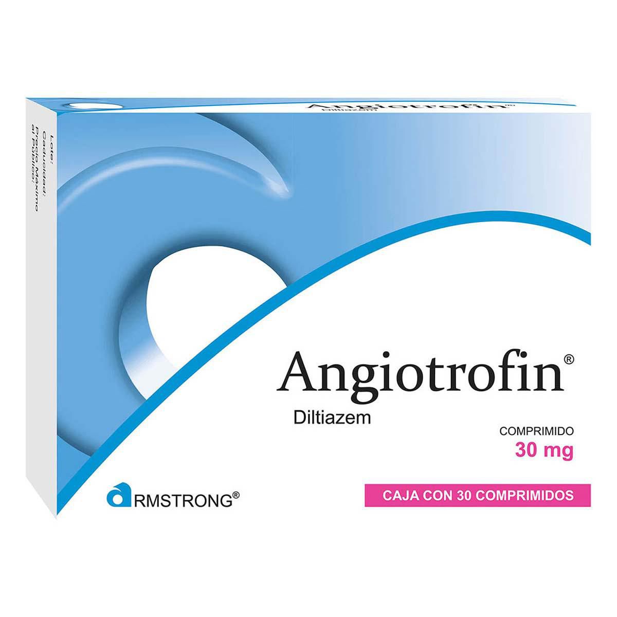 Comprimidos Angiotrofin De 30mg Con 30 Comprimidos