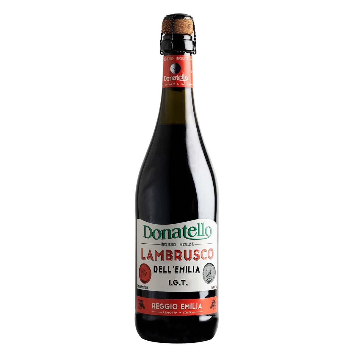 Vino Tinto Italiano Lambrusco Donatello  750ml