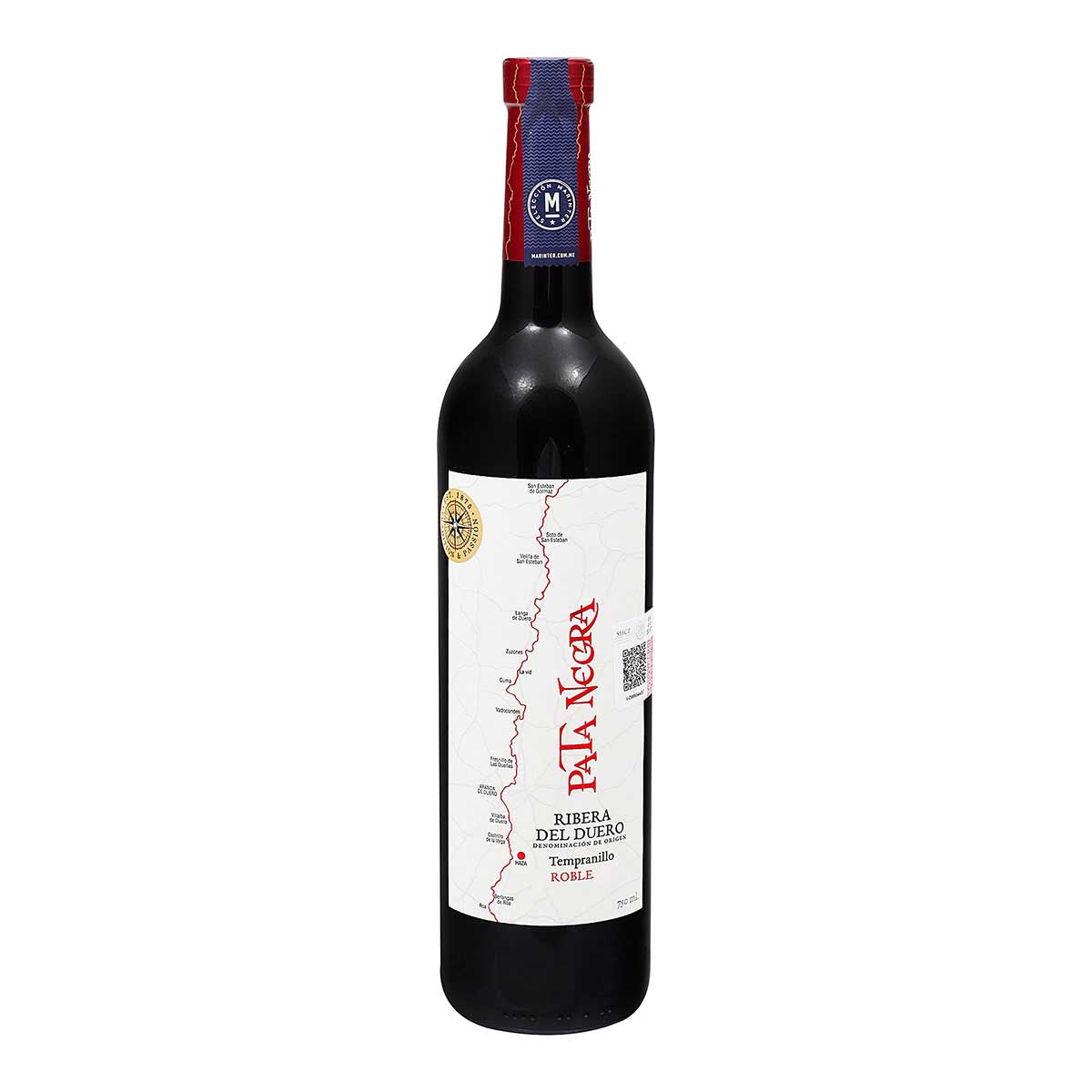Vino Tinto Español Negra Ribera del Duero Roble 750ml