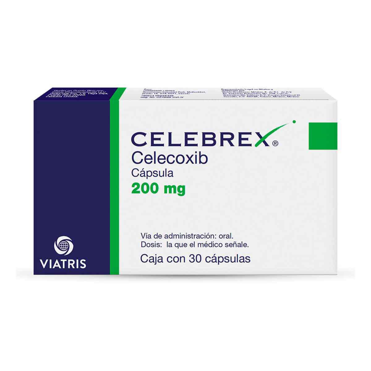 Cápsulas Celebrex 200mg Caja Con 30 Cápsulas