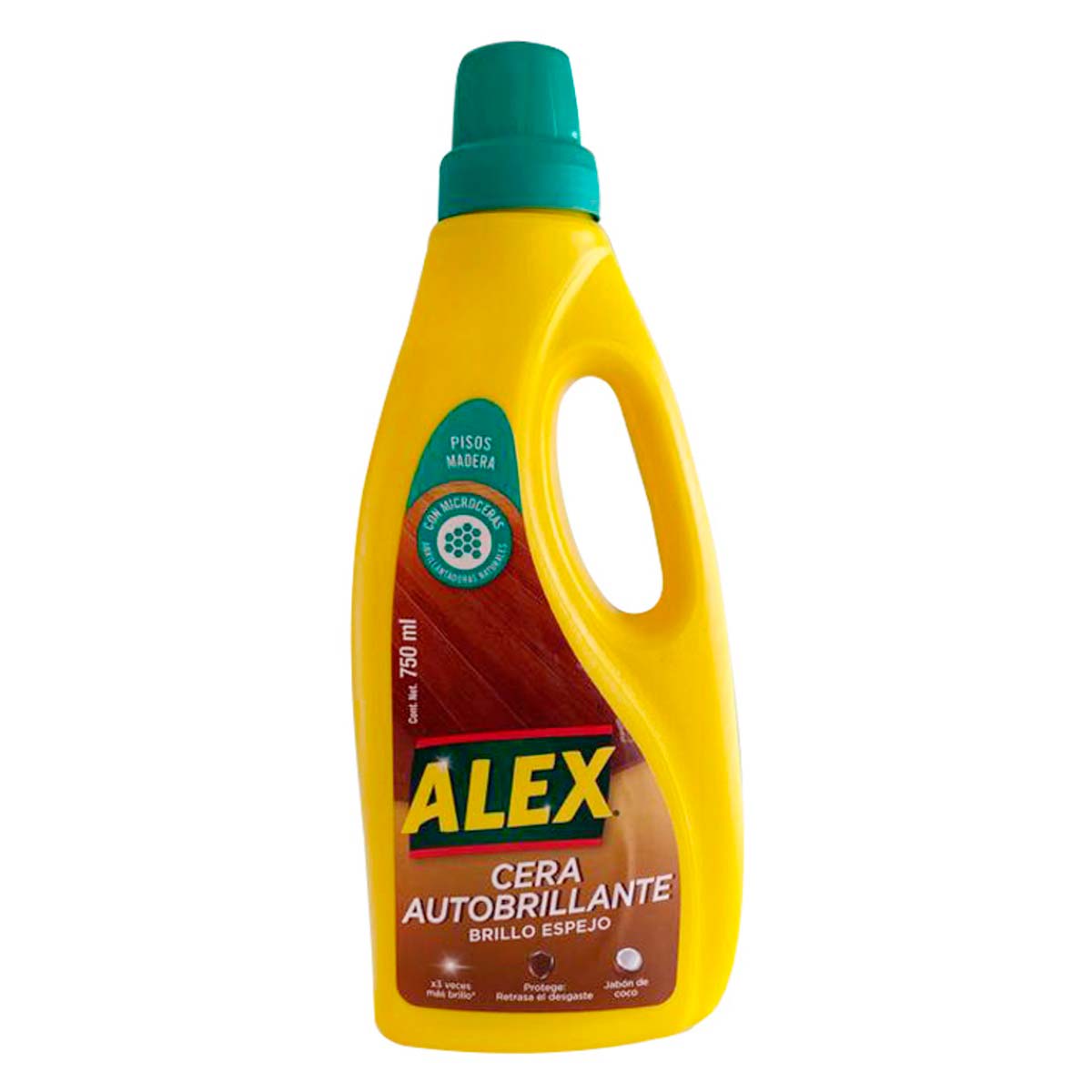 Cera Para Pisos Alex Autobrillante Pisos De Madera 750ml