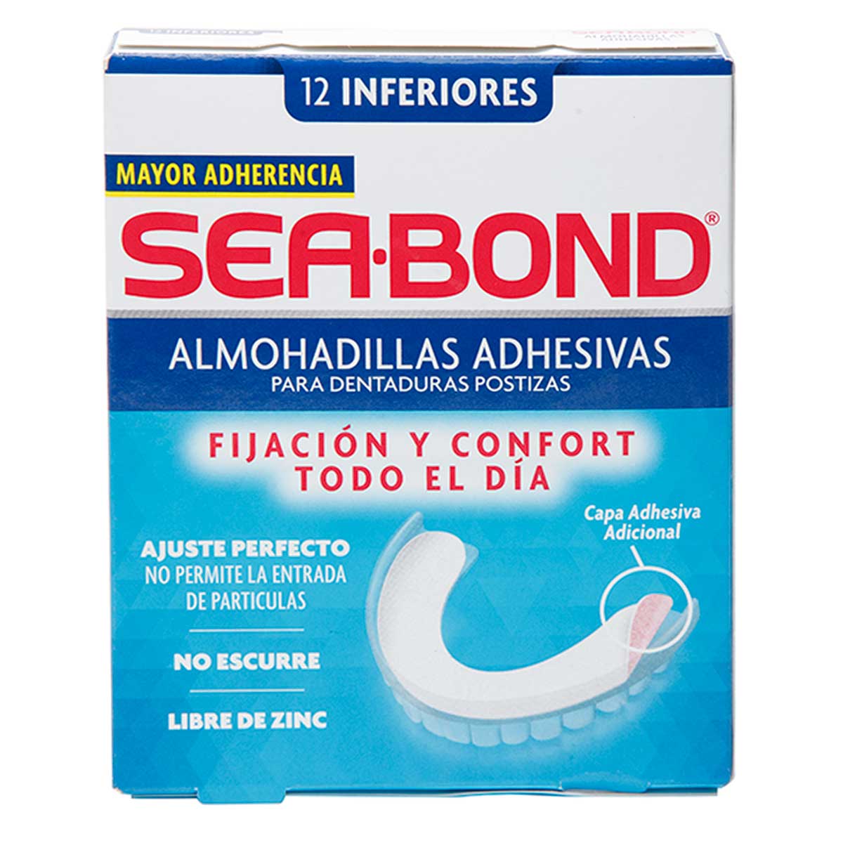 Almohadilla Dental Sea-Bond Infatil Con 12 Piezas