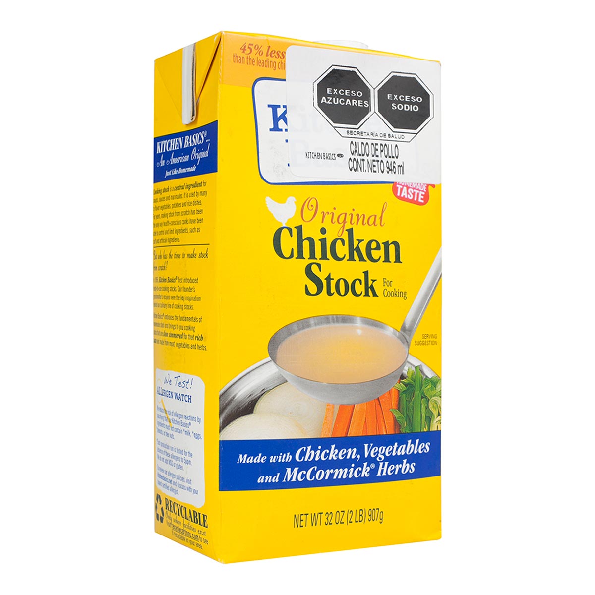 Caldo De Pollo Kitchen Basics 946ml