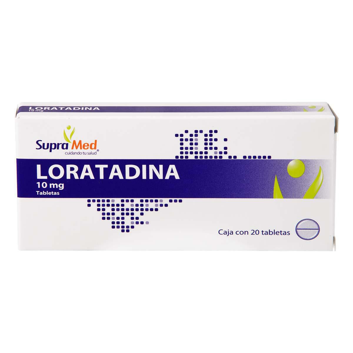 Loratadina Gi Supramed 20 Tabletas 10 Mg