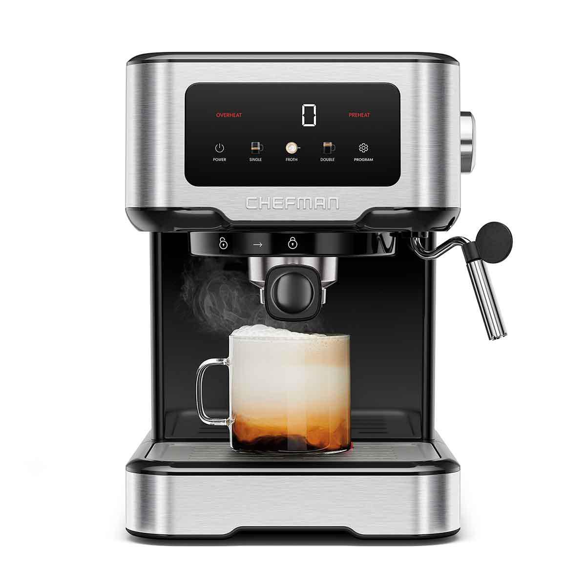 Cafetera Chefman Espresso RJ54-SS-15-D-MX Negra