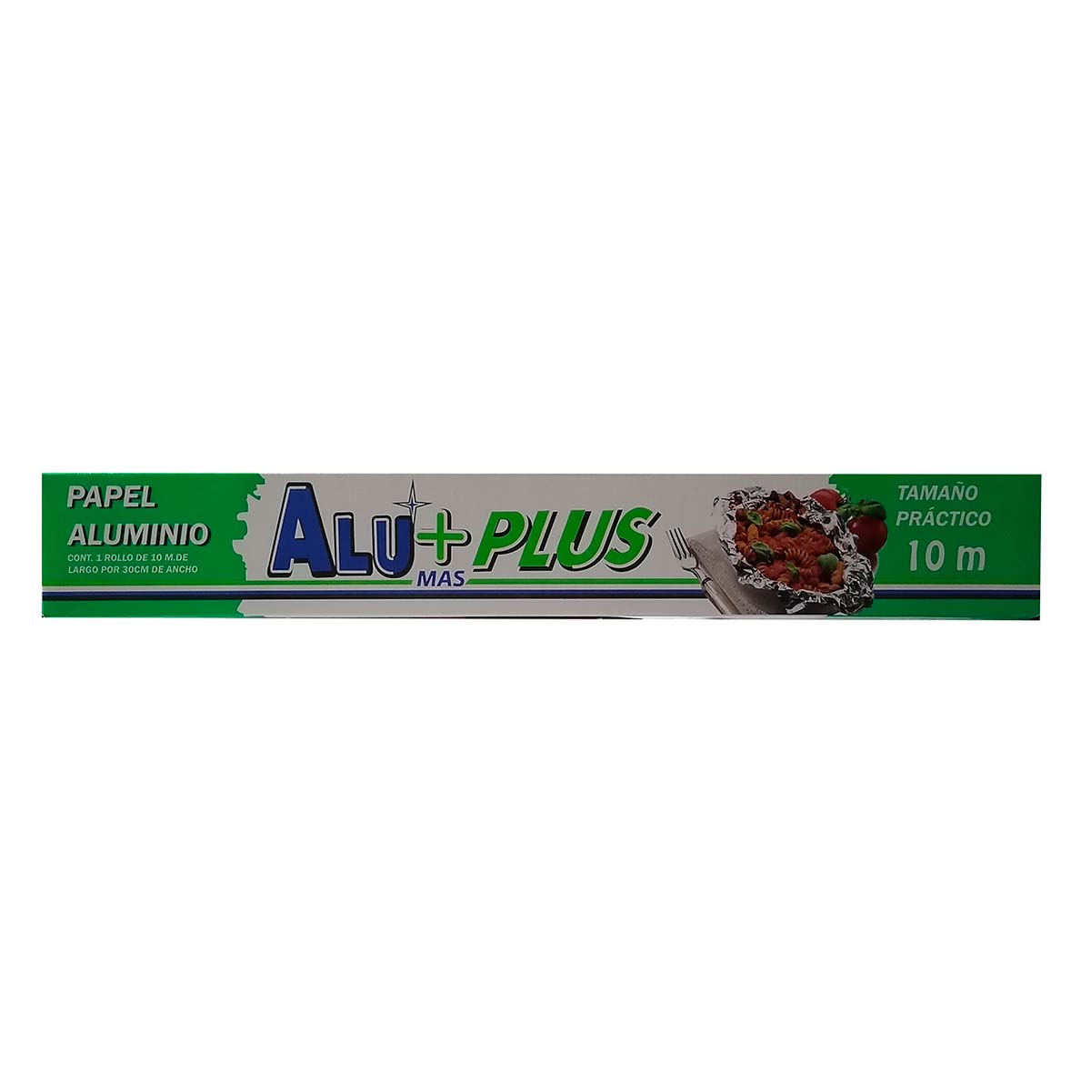 Papel Aluminio Alu+Plus 1 Rollo De 10m