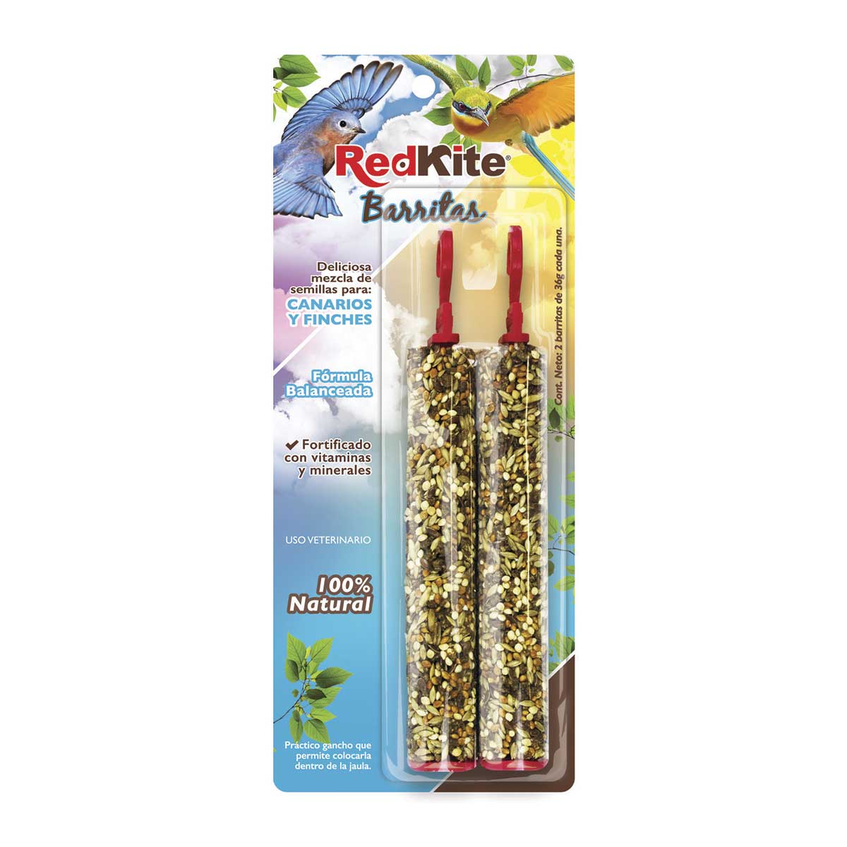 Barritas Para Canarios Y Finches Redkite 2 Piezas