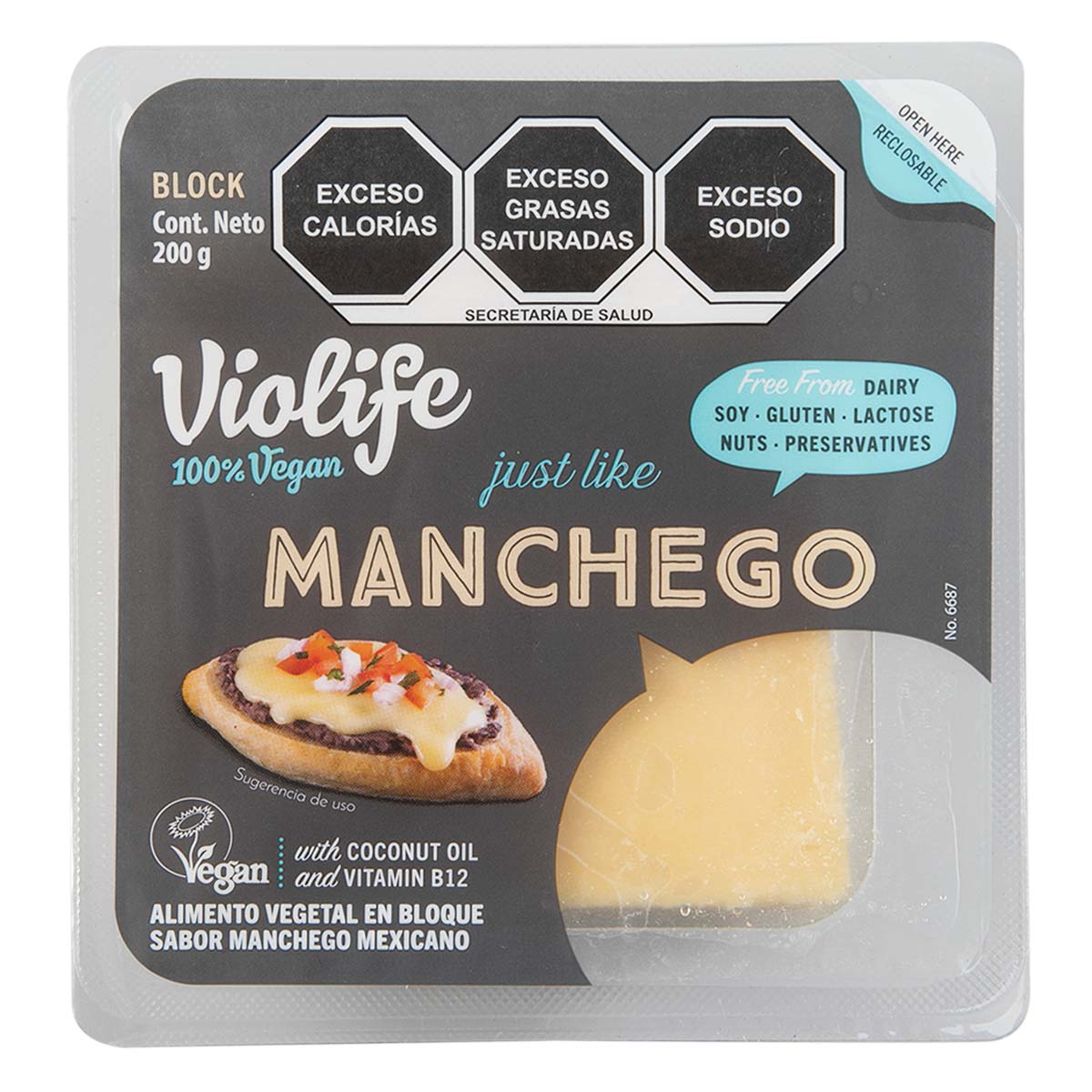 Alimento Vegano Violife Imitación Manchego 200g