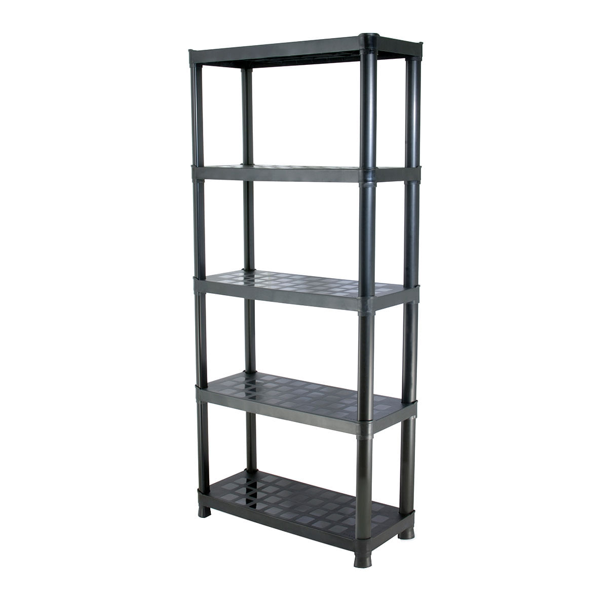 Estante Italhome De 5 Niveles Mediano Negro