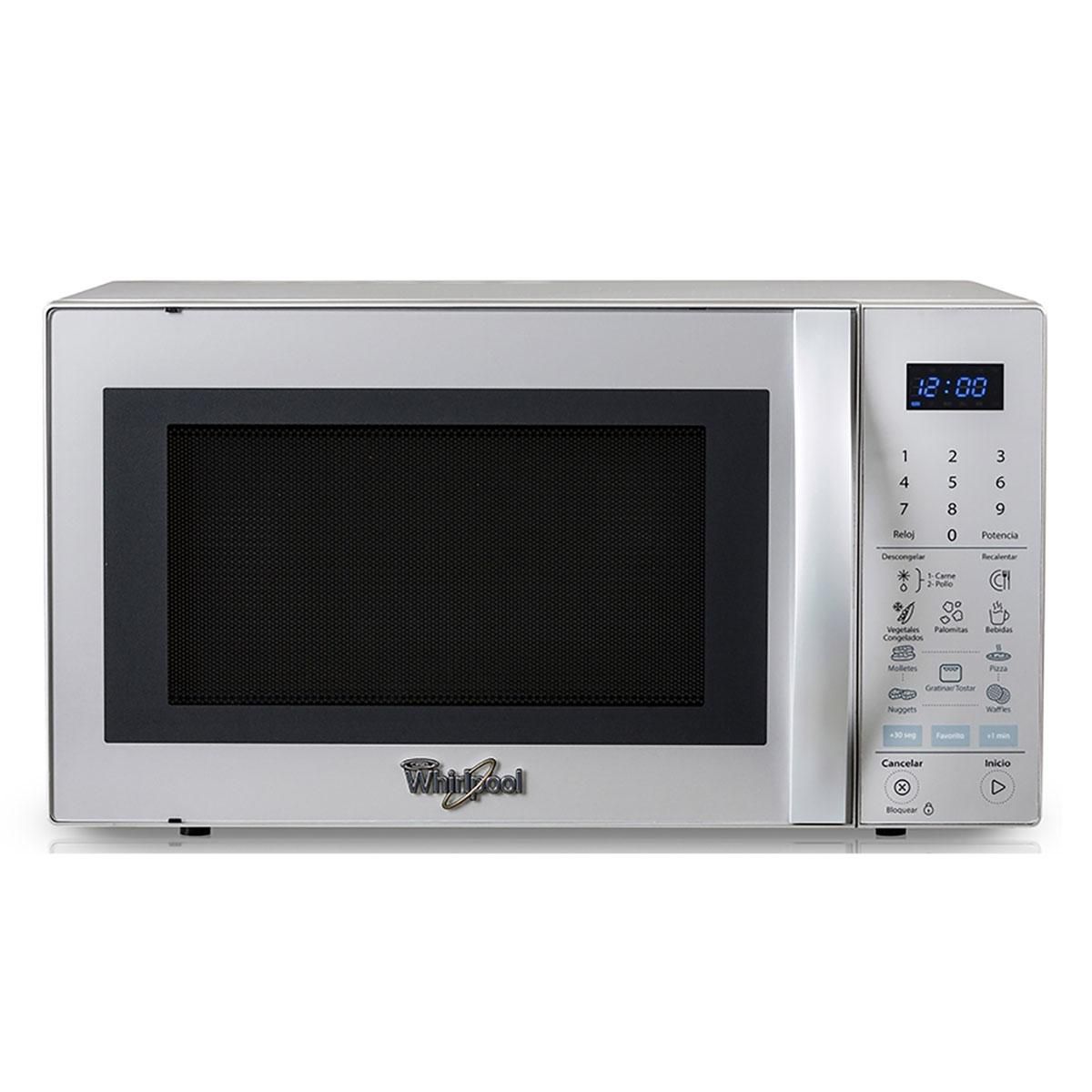 Microondas Whirlpool 1.4 Pies Cúbicos con Grill WM2514D Plata