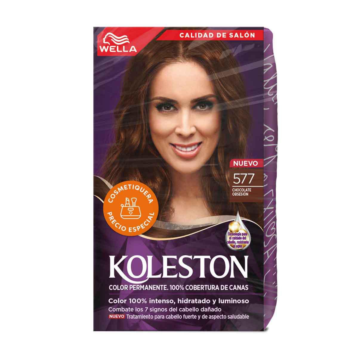 Pack Tinte Permanente #577 Chocolate Obsesión + Cosmetiquera