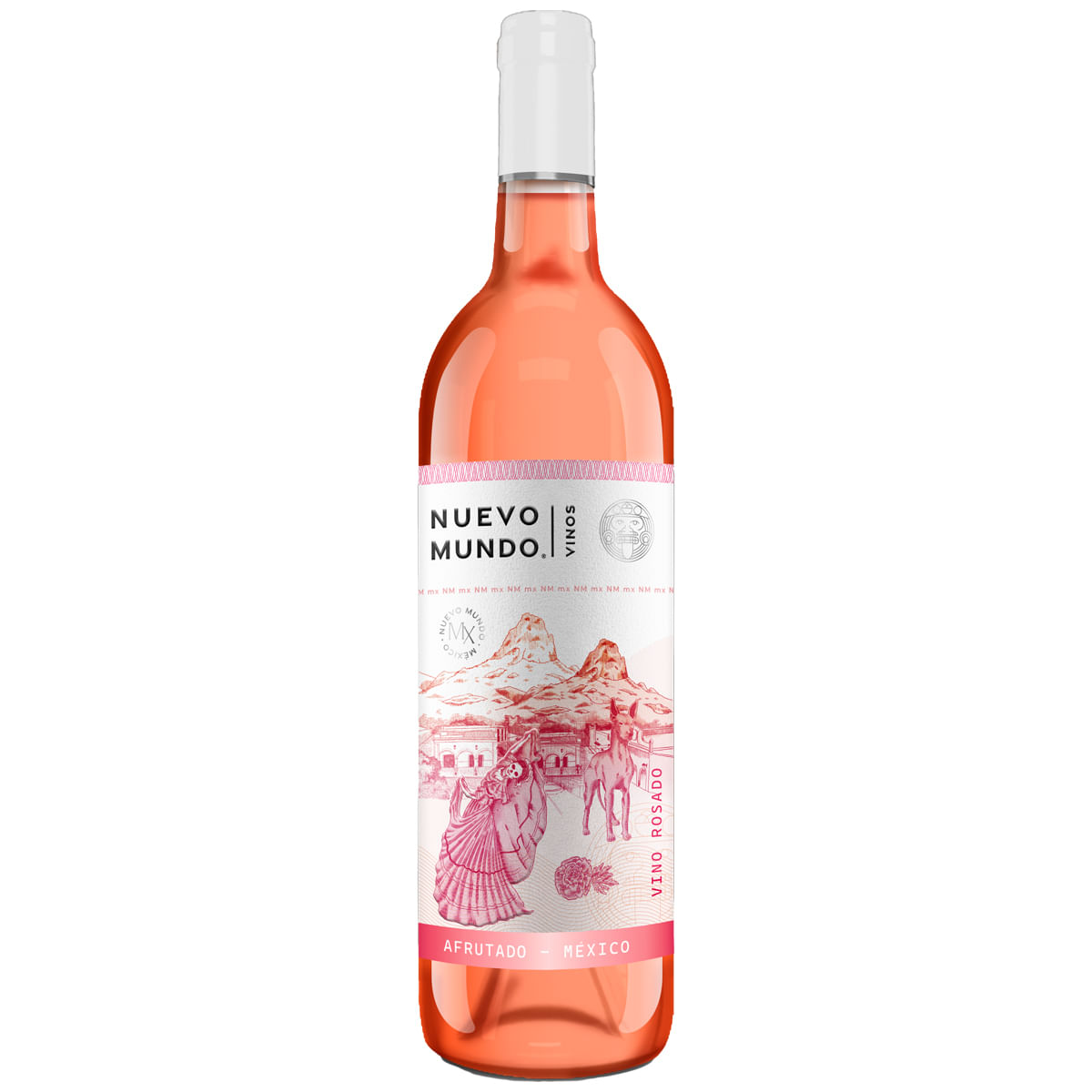 Vino Rosado Afrutado Nuevo Mundo México 750ml