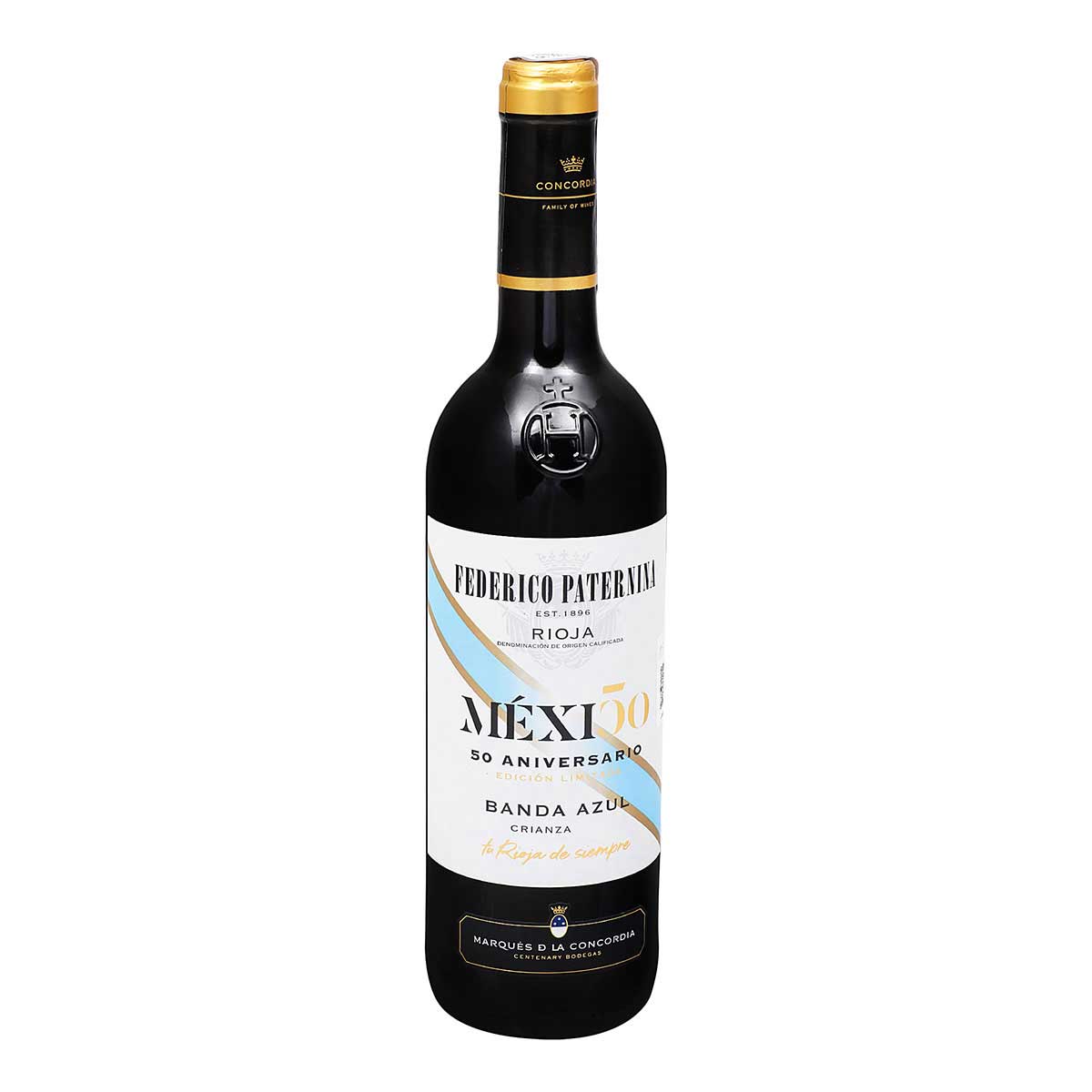 Vino Tinto Español Paternina Banda Azul Crianza 750ml