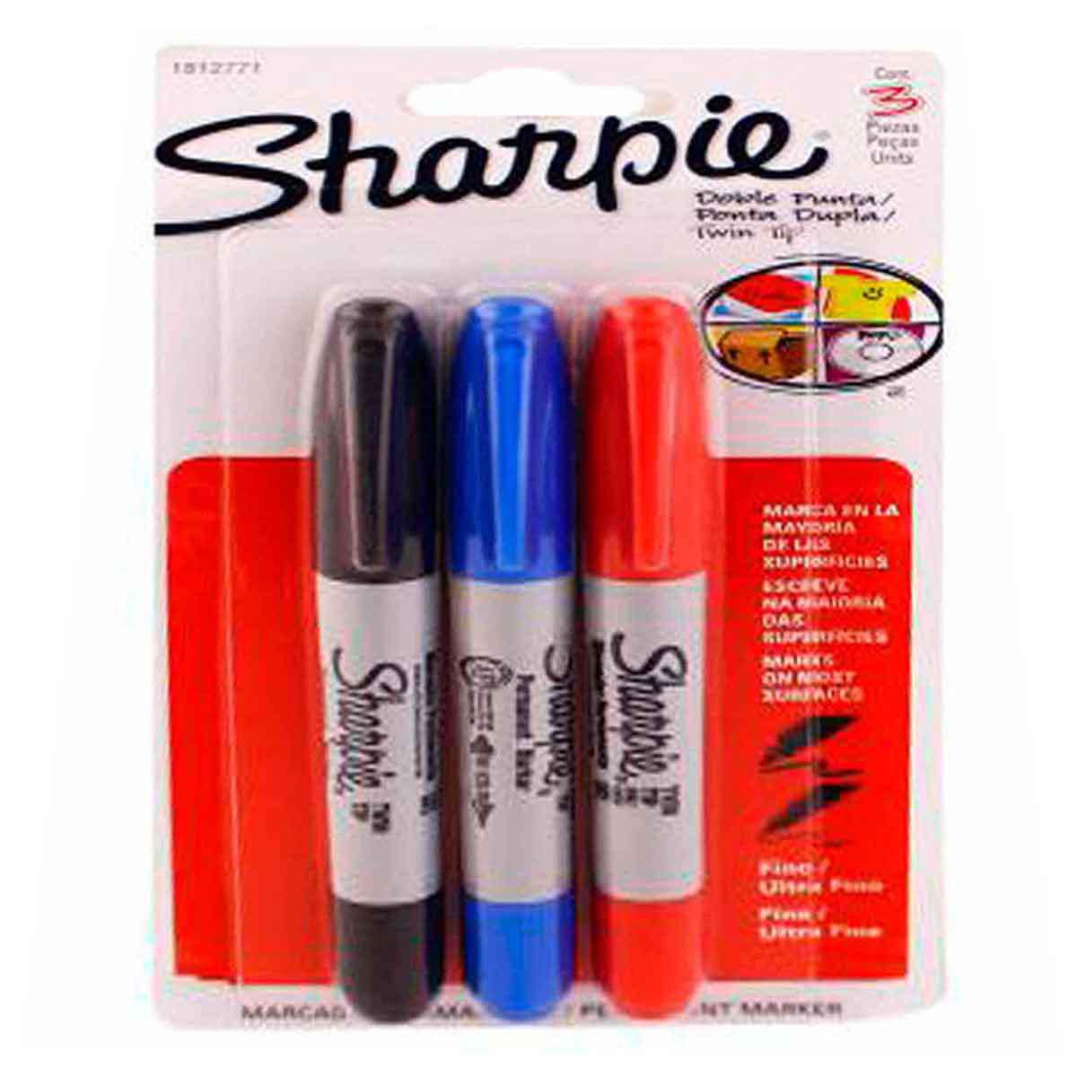 Marcador Papermater 3 pz Sharpie
